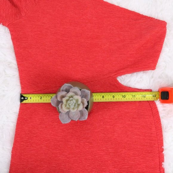 BCBGeneration coral one sleeve cut out dress c1 - Picture 10 of 11